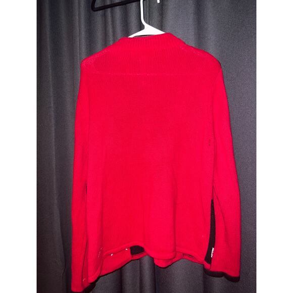 Ugly Christmas Sweater Cardigan Size Large - Picture 3 of 3